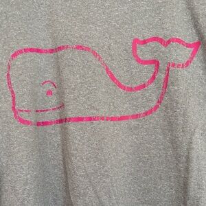Vineyard Vines Heather Gray Long Sleeve Tee